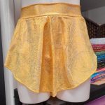 Gonnellina Lycra GLITTER GIALLO