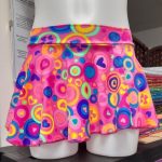 Gonnellina Lycra CERCHI ROSA