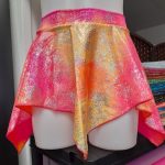 Gonnellina Lycra FLASH ARANCIO GIALLO