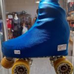 COPRI PATTINI LYCRA PAVONE