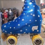 COPRI PATTINI LYCRA STELLE BLU