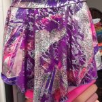 Gonnellina Lycra GLITTER VIOLA ROSA