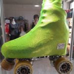 COPRI PATTINI LYCRA MICRO VERDE FLUO